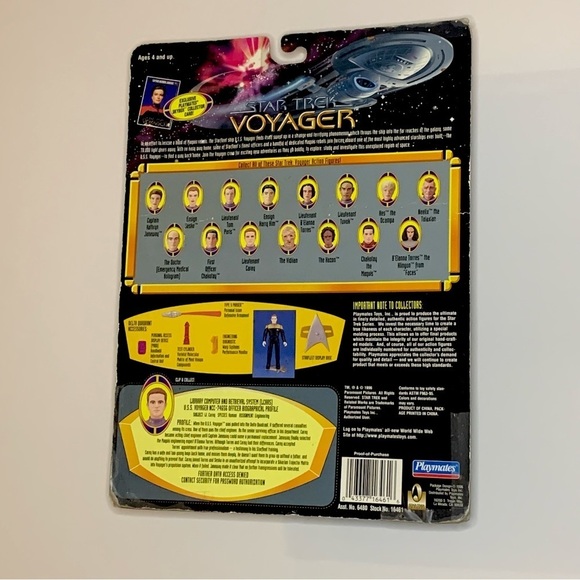 STAR TREK VOYAGER Carey Action Figure - Picture 2 of 3